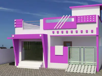 House design in hyderabad 3D model