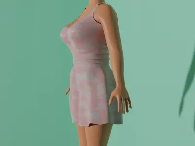Summer Dress 3D model