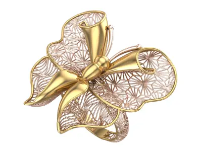 Golden Wings-Wings of Summer-HalfSet-H2-1- 3D print model