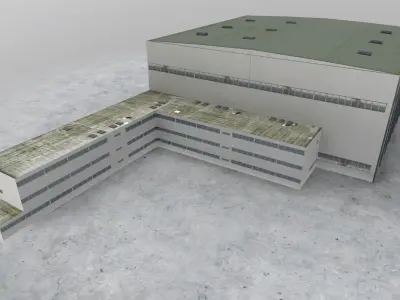 EDDF Storage 7 Low-poly 3D model