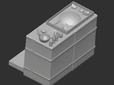 MEXICAN STREET FOOD PROPS TAQUERIA 3D print model