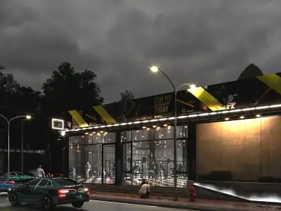 Gym and Fitness 3D model