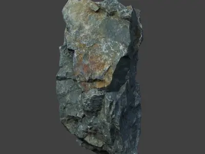 Sharp Rock 220419 - Ultra HD 16K Textures Low-poly 3D model