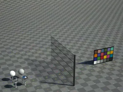 Low Poly Paladin Fence Low-poly 3D model