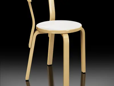 Artek 68 chair 3D model