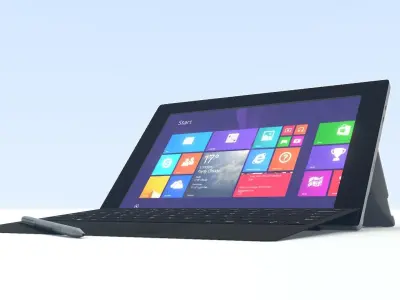 Microsoft Surface Pro 4 3D model