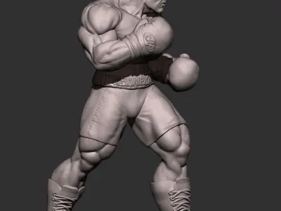 Balrog Street Fighter 3D print model