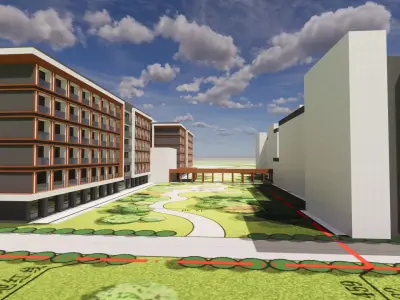Homes and care center -A9 3D model