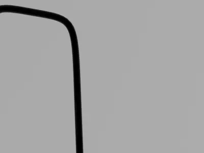 Modern Stem Light Fixture 3D model