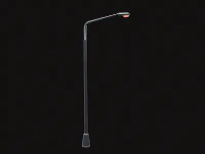 Lamp Post Low-poly 3D model purchase