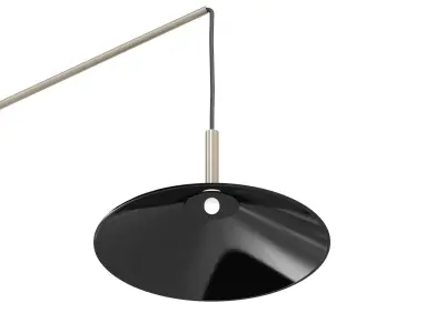 PENTA ALTURA LED metal floor lamp with dimmer 3D model