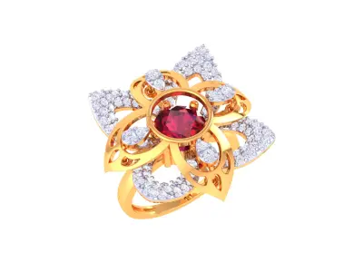  Women Ring MTL 3dm STL OBJ FBX Details 3D print model 3