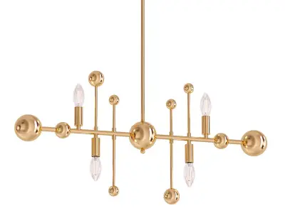 Modern Milky Way Chandelier 3D model