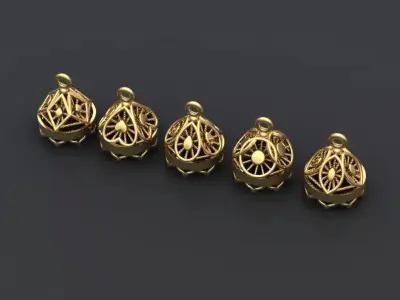 40 Light-Weight Designer Earrings STL Pack 3D print model