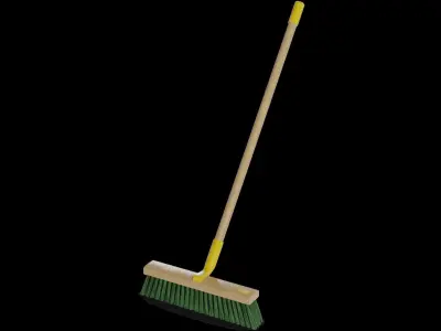 Brooms mops and window squeegees Broom 3D model