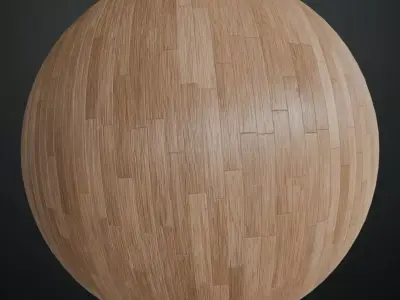 Natural Knotty Pine Wood PBR Texture