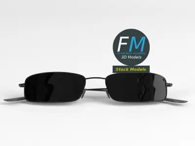 Sunglasses full frame 3D model