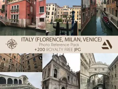 Photo Reference Pack Italy Florence Milan  Venice Texture