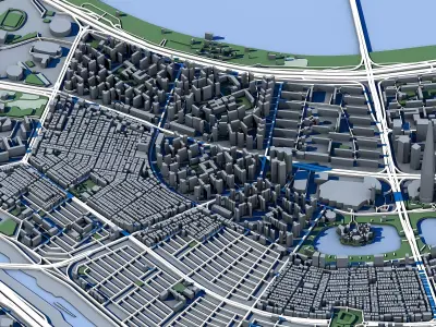 Lotte World Tower 3D Model Seoul Skyscraper 3D model