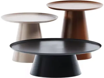 Metal Coffee Tables Amerigo by Cattelan Italia 3D model