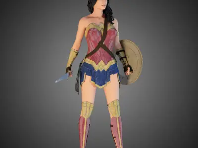 Wonder Woman 3D model