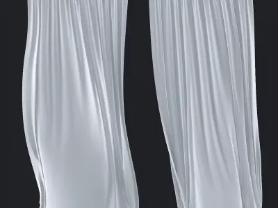 Tulle in the wind No 1 3D model