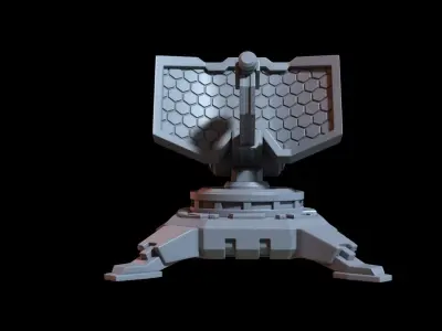 Communications pack 3D print model