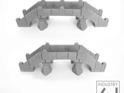 Bridge custom modular system 3D print model