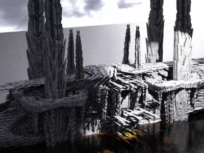 Energy Core Towers Kit bash  3D model