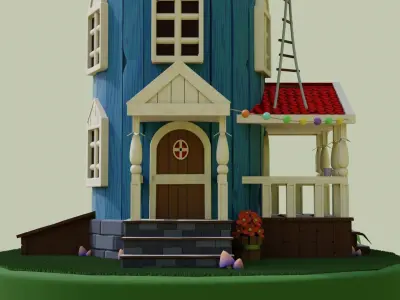  Moomin house 3d 3D model