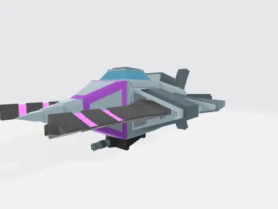 Free war space sci-fi ship  Free low-poly 3D model