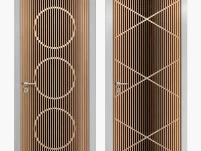 3D Modern door 3D model