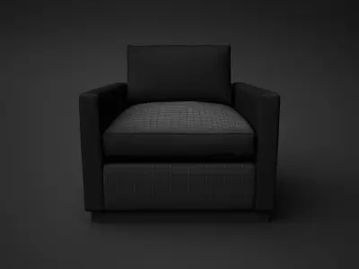 Allie Swivel Chair - Robin Bruce Furniture 3D model