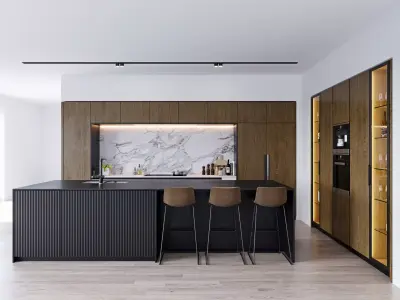 Modern kitchen 6 3D model