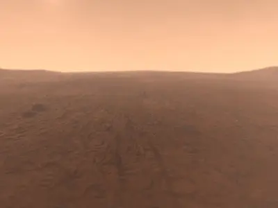 Mars surface - full scene 3D model