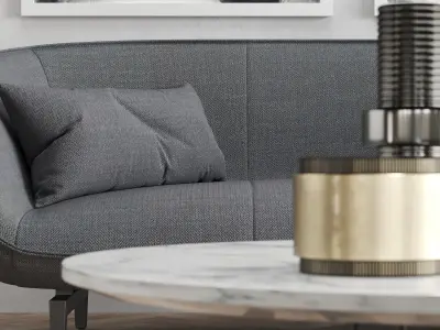 Benedict Sofa 3D model