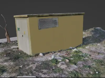 ELECTRICAL -TRANSFORMER - Scanned 3D model 3D model