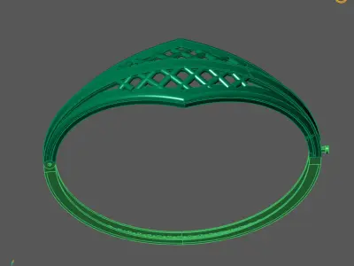 Womens Bracelets Bangles 3DM STL OBJ With Details  3D print model