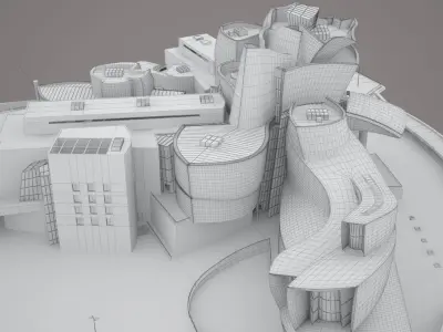 Guggenheim Museum Bilbao 3d model 3D model