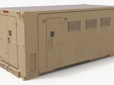  Military Mobile Command Center Desert 