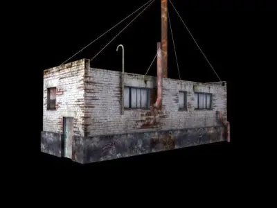 Boiler room Low-poly 3D model buy