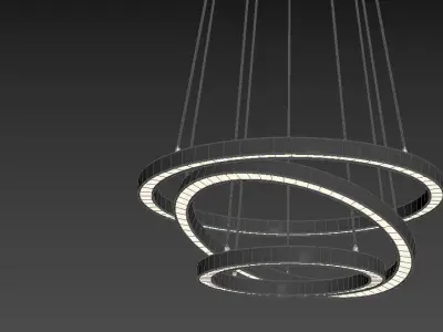 Halo triple Lighting Low-poly 3D model