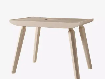 Putte Stull-Large Wooden  3D model