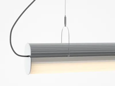 Queue Direct Perdant Double Section 3D model