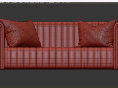SOFA RIVERS Low-poly 3D model