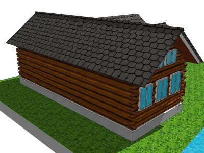 Creative Design-Holiday Cabin-0105 3D model