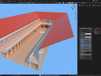 Vintage Palace Environment 3D model