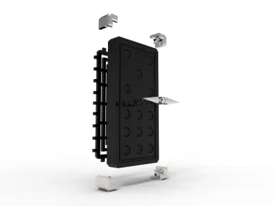 Domino Set door 3D print model