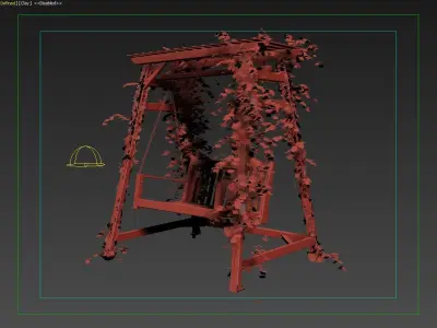 WOOD SWING 3D model
