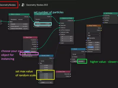 Magic Forest - Fairy Forest - Render Ready Scene Low-poly 3D model